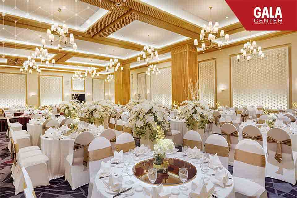 Trang trí tiệc cưới theo phong cách châu Âu tại nhà hàng tiệc cưới quận Tân Bình Gala Center