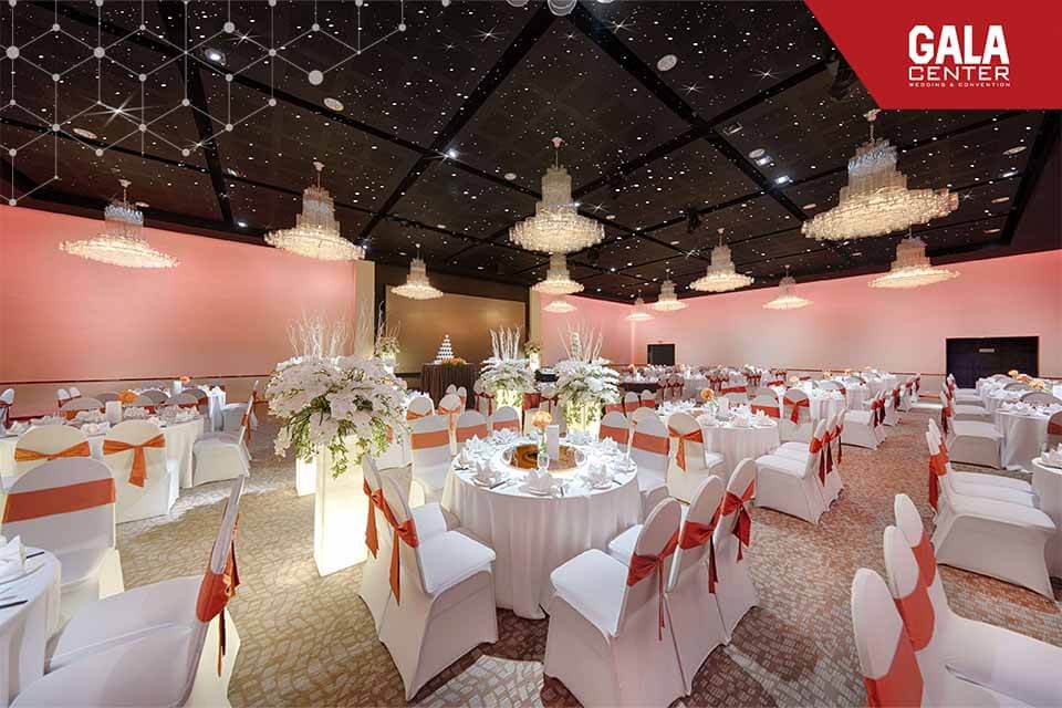 Trang trí tiệc cưới theo phong cách châu Âu tại nhà hàng tiệc cưới quận Tân Bình Gala Center