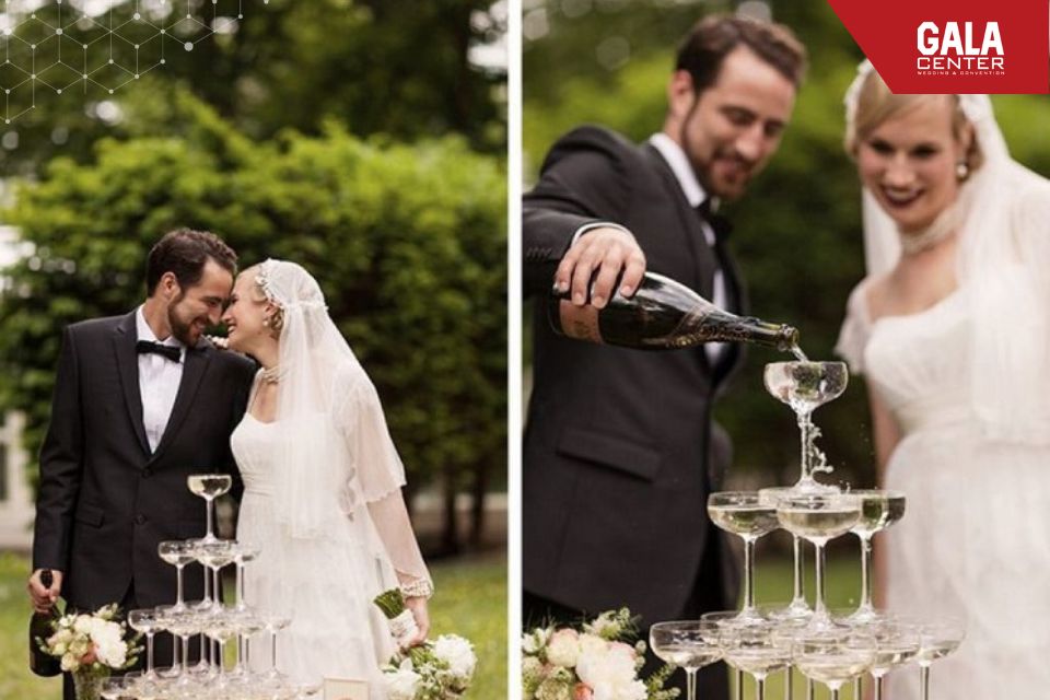 Một đám cưới với đồ uống không cồn giúp tăng sự trải nghiệm cho khách mời